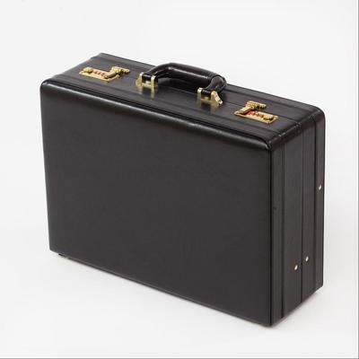 Double Expanding Leather Briefcase