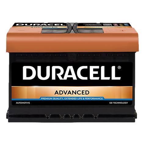 Duracell 100 / DA72 Advanced Car Battery