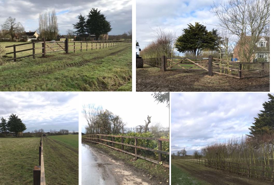 Pressure Treated Post and Rail Fencing Essex