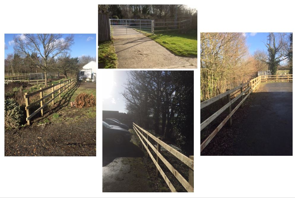 Post and Rail Fencing Essex