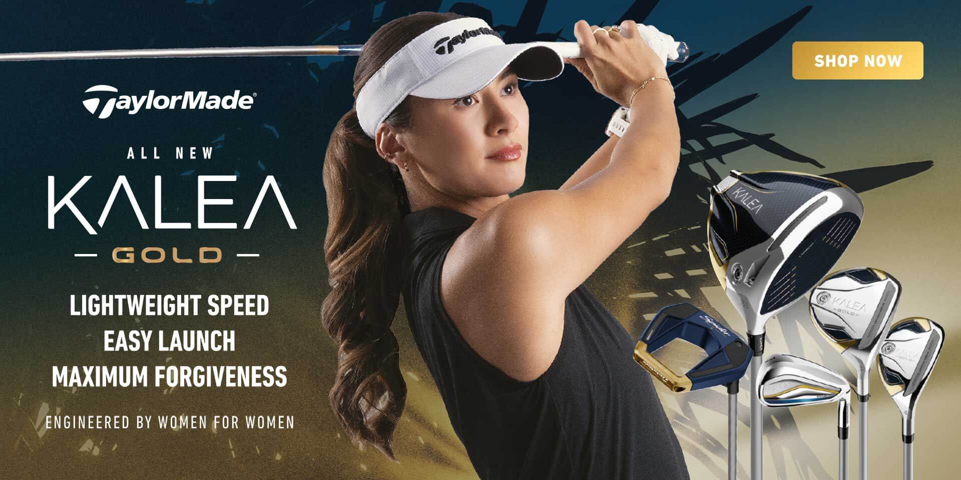 TaylorMade Kalea Gold Banner