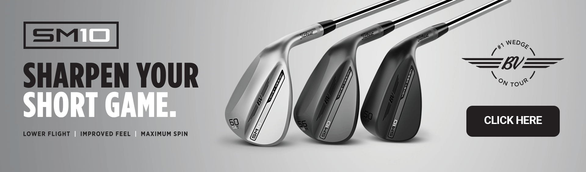 Vokey SM10 Wedges Banner