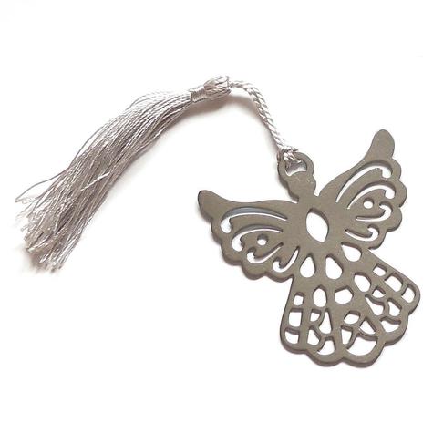 Angel Bookmark with Silver Tassel