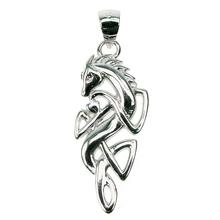Sterling Silver Celtic Horse Pendant