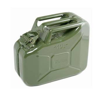 Metal Jerry Can 10 Litre Metal Jerry Can - olive green military colour