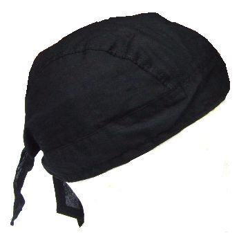 New Plain black Mil-tec head wrap