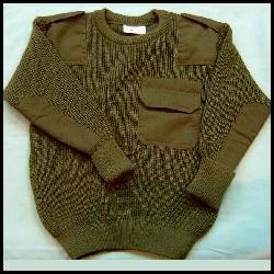 New Wool Mix Quality Made Kids Army Jumpers