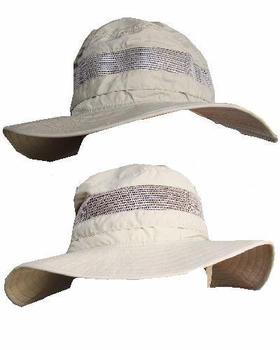New Soft Feel outdoor trekker wide brim hat with Mesh Surround