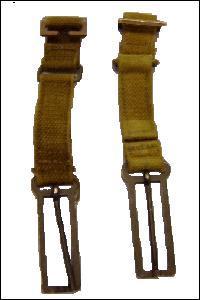 Pair of 37 Pattern Canvas Webbing Strap Extensions - set of 2