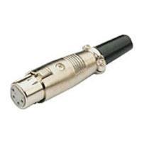 4 Pin Metal XLR Connector Socket