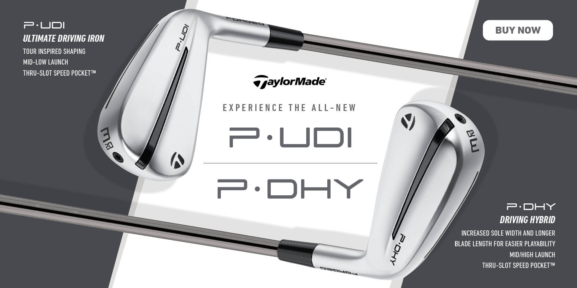 TaylorMade P UDI/DHY Banner