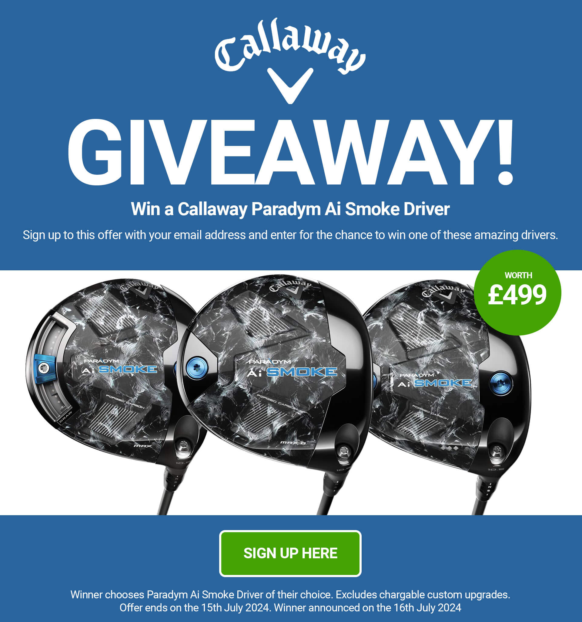 Callaway Paradym Ai Smoke Driver
