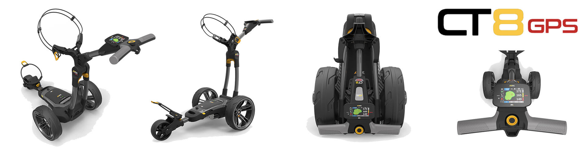 PowaKaddy CT8 GPS Electric Golf Trolley