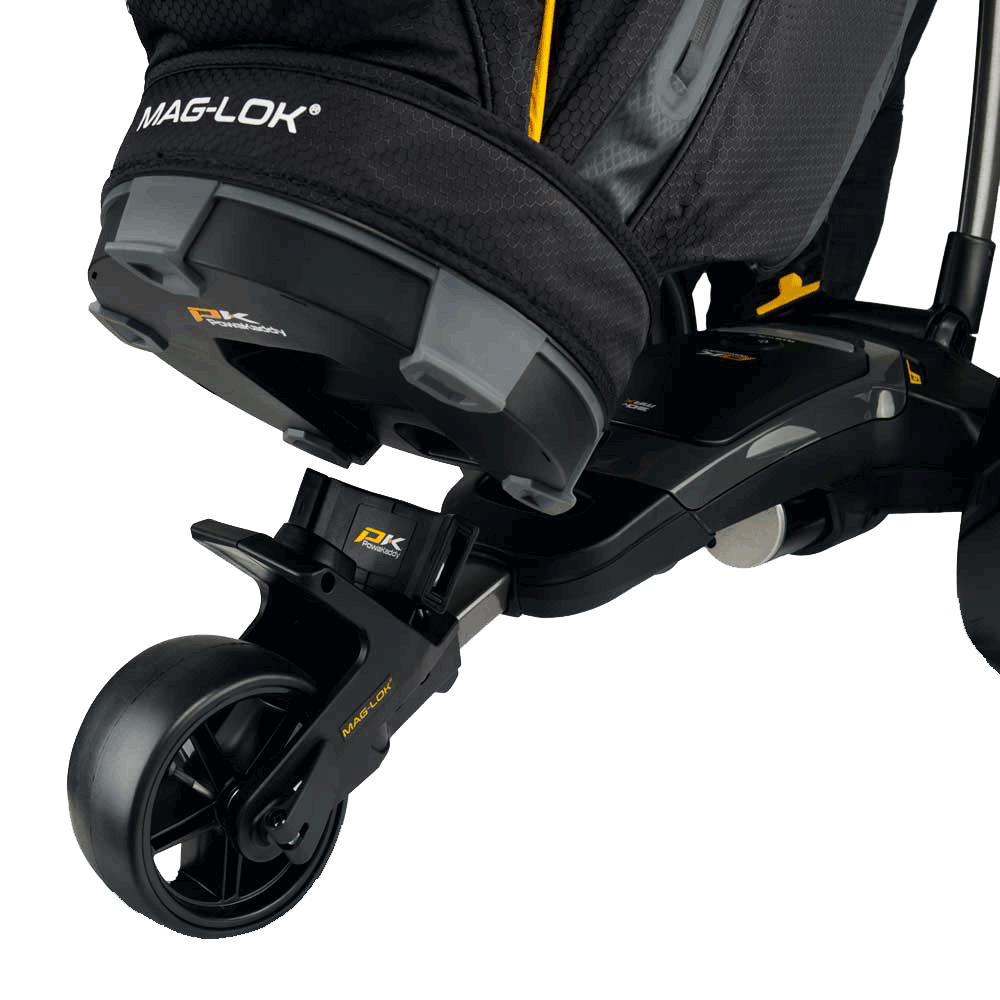 PowaKaddy FX1 Black Electric Golf Trolley Extended Lithium