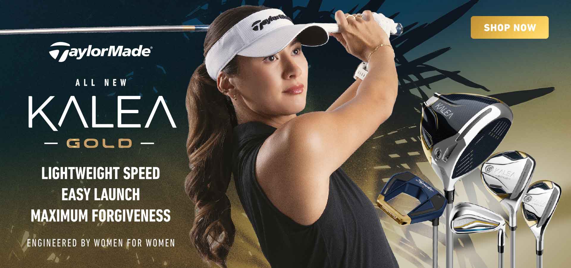 TaylorMade Kalea Gold Banner